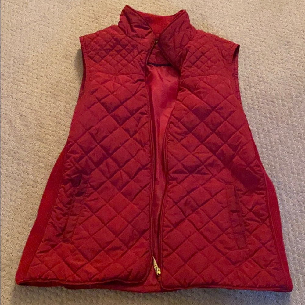 Red Puffer Vest